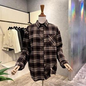 [ab.f.z]AOA1NB311_박시 언발 체크 셔츠