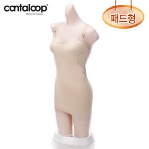 [칸탈루프]무봉제 드롭컵 패드형 수유 나시  탠