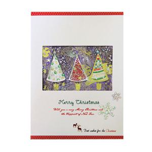 크리스마스카드/성탄절/ x-mas 보라빛트리 card (FS201-6)
