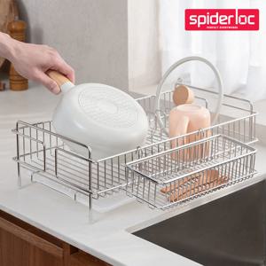 스파이더락 컴팩트 식기건조대 1단/스텐 304