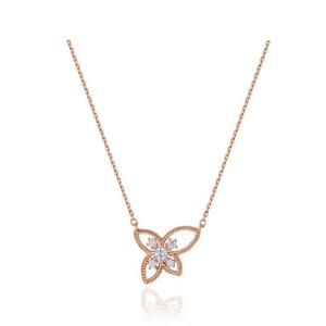 [티르리르] 플로럴 튤리 목걸이 TNSSVP11718S