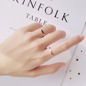 에르모사제이 R031 데일리 은반지 / 실버 925 커플 링 심플 반지