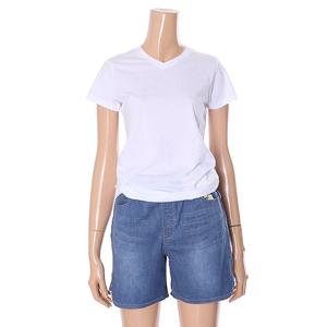 [뱅뱅]여성 브이넥 반팔 면 티셔츠(NTY503)