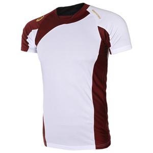[ASICS] BAD101 0126 BLADE SHIRT 반팔셔츠  (흰색/와인색)