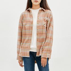 [잠뱅이] 여성) 기모체크셔츠 (오버)_AL4WWH856-PH