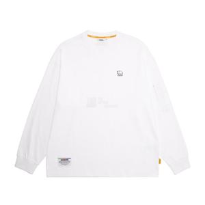 내셔널지오그래픽 N231MTS020 소매 포켓 긴팔 티셔츠 WHITE