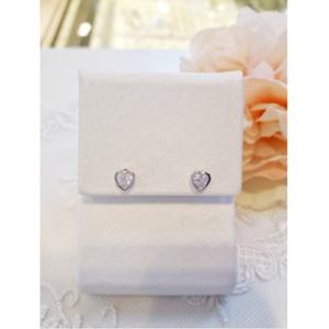 미니골드 14K 에데스 화이트귀걸이 EJCM4085