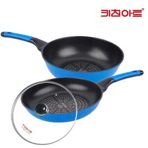 키친아트 스마트 다이아몬드코팅 후라이팬2종26+26궁+커버