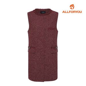 [올포유][올포유] [FW] 여성 트위드 롱 베스트 ALVEK7431-415