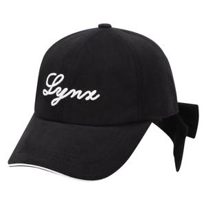 [링스] 여성 파이핑 배색 육쪽캡 L21C3CP651_BK