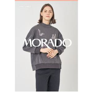 [모라도]레터링자수라운드풀오버RLW8PO480