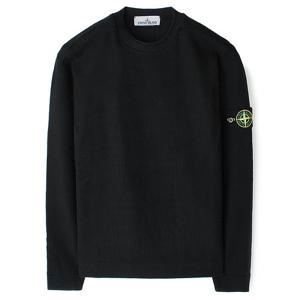 23SS 스톤 와펜 골지 롱슬리브 블랙 781565656 V0029