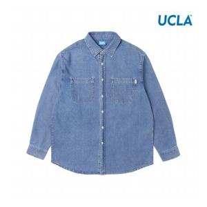 [UCLA]남녀공용 데님 투포켓 베이직 셔츠(UA3LS81)
