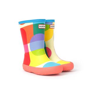 [토박스][헌터] 키즈 퍼스트 클래식 레인보우 버블 부츠  (HTKCE2TSFR13)