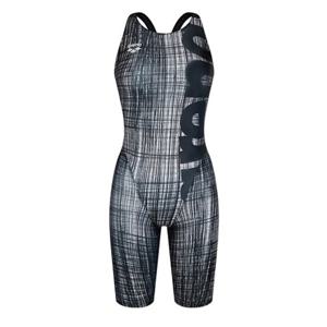 [아레나]여성 제로 선수 4부 반신 레이서백 A4SL1CE06BLK 실내수영복