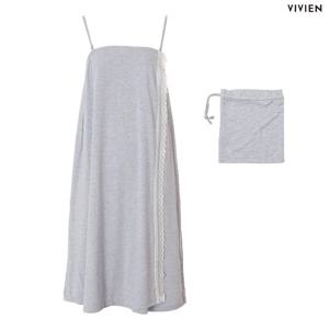 [비비안(언더웨어)]휴대포켓 벨크로 스트랩 골프가운&목욕가운 GW1877