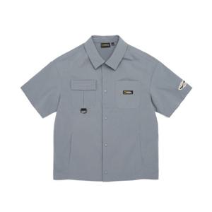 K232USH020 어드벤쳐 반팔셔츠 GRAY BLUE