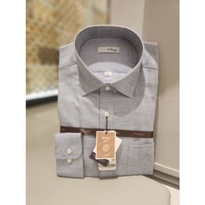 듀퐁셔츠 일반핏긴팔 SE2FM11LS506SBU 클래식 울혼방셔츠