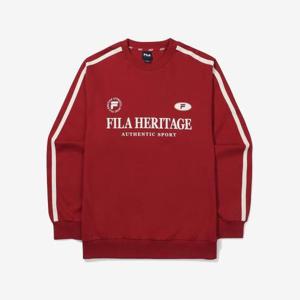 [휠라][휠라] 뉴헤리티지 로고포인트 맨투맨 (FE2POF6101X_PRD)