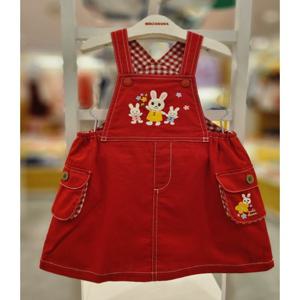 [미키하우스10] MH 우사코 꽃나들이 멜빵스커트 11O901801