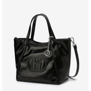 [헤지스ACC] 블랙 로고배색 토트백 HIBA4E529BK