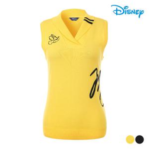 디즈니골프 여성 브이넥 니트 조끼 DL1LKV006