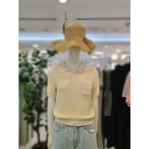 부루 앤  쥬디 세이브존03 부루 앤  쥬디  원 포켓 카라 버튼 니트 SAVBQFPO008A