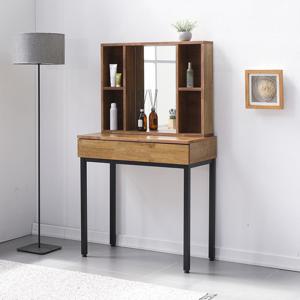 (착불)우아미가구 티오코 수납거울 서랍형 화장대 800