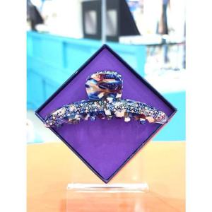 로뎀 세이브존05 프랑스 스와로브스키 슬림 중 집게핀(멀티블루) RDC24030037