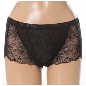 [비비안(언더웨어)]가볍고 섹시한 튤자수 망사형 사각팬티 2종택1(BP959AL)