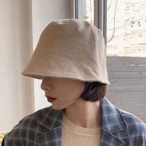 모던 무지 벙거지모자 1P 사선 버킷햇 데일리 모자