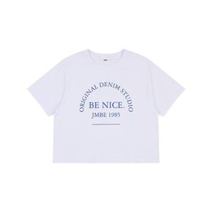 여)비비드 컬러 크롭 반팔 티셔츠 AO2WTS451-WH