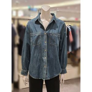 [트리아나][트리아나] 소고 기본핏데님셔츠형 블라우스AJ3BA13 (