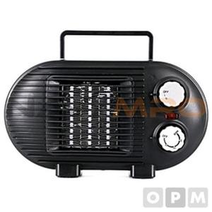 PTC 미니 팬히터 TP-800D/1EA/블랙/중량 730g