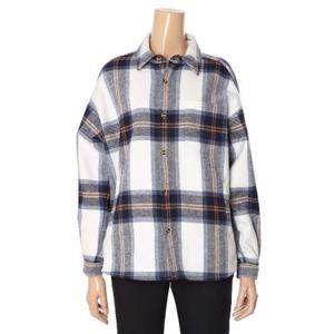 [뱅뱅]여성 보아 체크 셔츠 자켓 (NSK638)