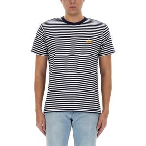 울리치 남성 멀티컬러 스트라이프 반팔 티셔츠 CFWOTE0121MR_UT368731010