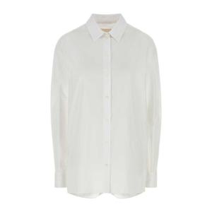 지방시 스플릿 백 오버사이즈 셔츠 BW61BE15JT 100