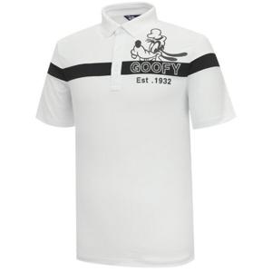 [디즈니골프]남성 배색 라인 반팔 카라 티셔츠 (DO2MTS039)_US