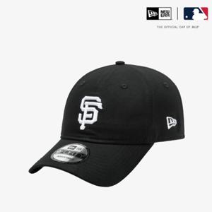 뉴에라 MLB 샌프란시스코 자이언츠 미디움 로고 언스트럭쳐 볼캡 블랙 14392417