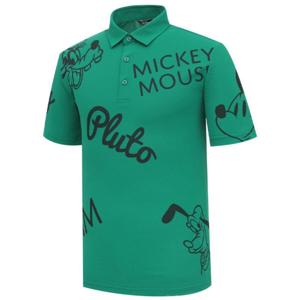 [디즈니골프]남성 캐릭터 반팔 카라 티셔츠( DO2MTS040)