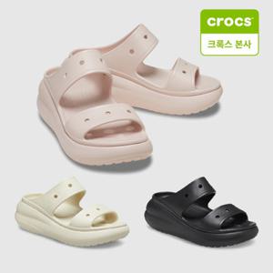 [크록스 본사] 크록스 크러쉬 샌들 3컬러 남여공용 (207670-2Y2 207670-001 207670-6UR)