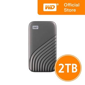웨스턴디지털 WD My Passport SSD 2TB 그레이 포터블 외장SSD USB 3.2 Gen2 NVMe기반 ENL