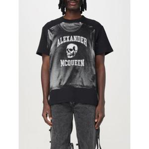 알렉산더 맥퀸 반팔 티셔츠 794604QTABP 0527 Black