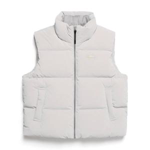 내셔널지오그래픽 N244WDV030 여성 글라리스 크롭 하이넥 다운 베스트 SILVER GREY