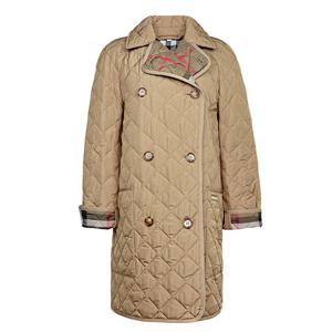 (명품) 버버리 여성 뉴 타이팅 퀼팅 코트 808420