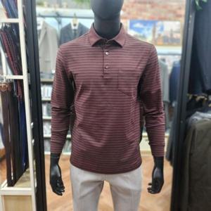 런던포그 제니스 HL01 스트라이프 패턴 기모 LOWTA954