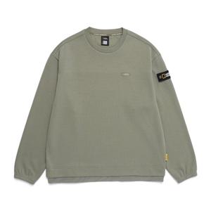 내셔널지오그래픽 N251USW090 하이브리드 세미오버핏 맨투맨 KHAKI