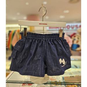 [미키하우스10 ]  17P203104  HB 리본 러플 캉캉 청반바지  여아반바지