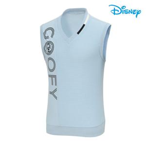 [디즈니골프]남성 아트웍 펀칭 V넥 조끼 베스트 DM1MTV003