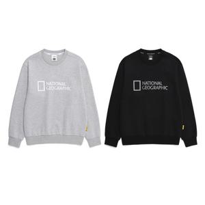 내셔널지오그래픽 N251USW911 폴하스 빅로고 베이직핏 맨투맨 2종 택1